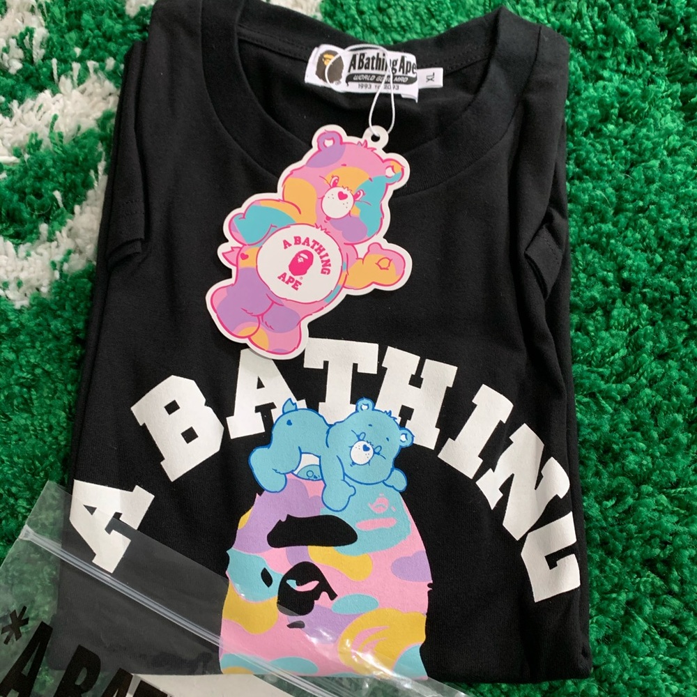 College BAPE Tee care bear collab